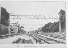 017637 Streatham Hill Station (BBJ @ 5m 57ch). 017637E E_90 Photograph LB&SCR electrification. Streatham Hill, Victoria side