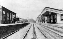 Shoreham-by-Sea Station c. 1870s (BLI @ 5m 69ch)  (Ref: 030408)