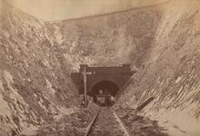 LBSCR. West Dean Tunnel (FCL2 @ approx 67m 03ch - 67m 24ch). Cutting after fall of chalk. December 1886. Map Ref. SU 9081 7799 (Ref: 030700)