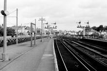 Bognor Regis station (BBR @ 25m 75ch). 25 July 1970 (Ref: 221035)