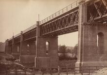 LBSCR. Cooks Pond Viaduct (HGG1 @ 28m 43ch - 28m 55ch). May 1884 (Ref: 030696)