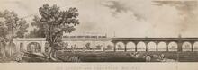 London & Greenwich Railway viaduct (LBW @ approx 1m 50ch) .Elevation of the portion which crosses Corbett’s Lane