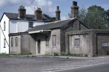 West Grinstead station, Adur Valley line (BVS2 @ 45m 23ch). 09 April 1986
