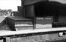 Clapham Junction Station - Nameboard style 1 (ELR: WLL @0m 10ch) (Ref: 030095)
