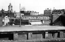 Clapham Junction Station - Nameboard style 2 (ELR: WLL @0m 10ch) (Ref: 030096)