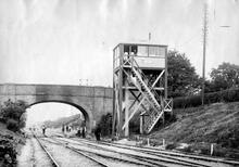Keymer Junction Signal Box June 1886. (VTB3 @ 40m 79ch) (Ref: 031649)