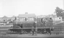 T1 class 0-4-4T number 14. In siding.  (Ref: 011877) ButRob3) 