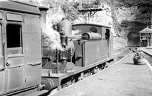 O2 Class 0-4-4T No.31 "Chale" at Ventnor Station. September 1965