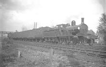 X6 Class possibly,4-4-0 steam locomotive,  no number evident (Ref: 011882E  ButRob9 )