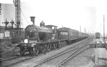 T9 Class 4-4-0 number 282. Built Nine Elms works 1899,  Maunsell superheater 1928, withdrawn1951  (Ref: 011926E ButRob 213)