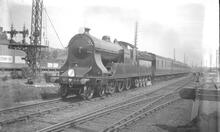  LSWR ,Class T14 4-6-0, number 444, Built Eastleigh Works 1911, superheated 1917, rebuilt Maunsell1cc31, withdrawn 1950. (011913E ButRob169) 