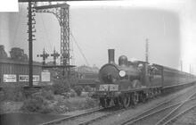  LSWR steam locomotive Class A12 Jubilee 0-4-2, number 645. Built Neilson & Co (works no 4544) 1893. Withdrawn1933  (011925E  ButRob212)