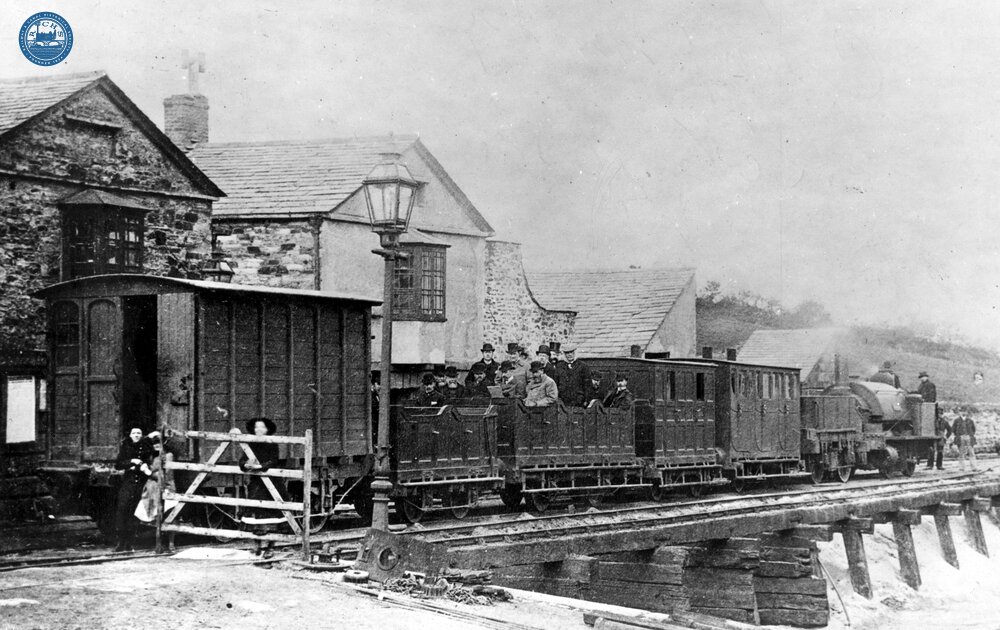 Bodmin and Wadebridge Railway mixed train. (Ref: 010284)