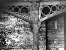 Nine Elms Station (Nine Elms Goods Branch @ 0m 0ch). Interior, Column Detail, 1950s (Ref: 030298)