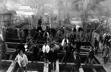 St Catherine's Tunnel Guildford. Repairs above tunnel after 1895 collapse. (WPH1 @ 31m 13ch) (Ref: 030844)