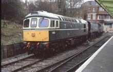 017412  BR diesel electric loco Class 33 D6515 33012. Swanage 8 November 2003