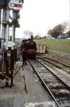 Swanage (AGE @ 136m 27ch). BR/SR/LSWR class M7 loco No. 30053. 08 November 2003