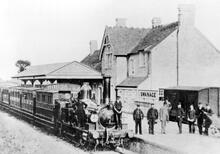 Swanage Station (AGE @ 136m 27ch). 20 May 1885. (Ref: 030429)