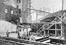Waterloo Station (BML1 @ 0m 5ch). Rebuilding the Station 1909-1922. York Road side. (Ref: 030471)