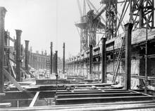 Waterloo Station (BML1 @ 0m 5ch). Rebuilding the Station 1909-1922. New offices (Ref: 030475)