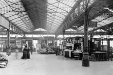 Waterloo Station (BML1 @ 0m 5ch). Old station internal concourse c.1900 (Ref: 030481)