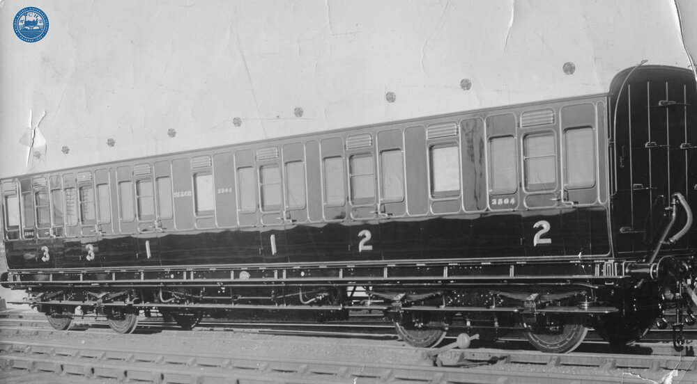 SE&CR Tri-composite Coach No. 3804.