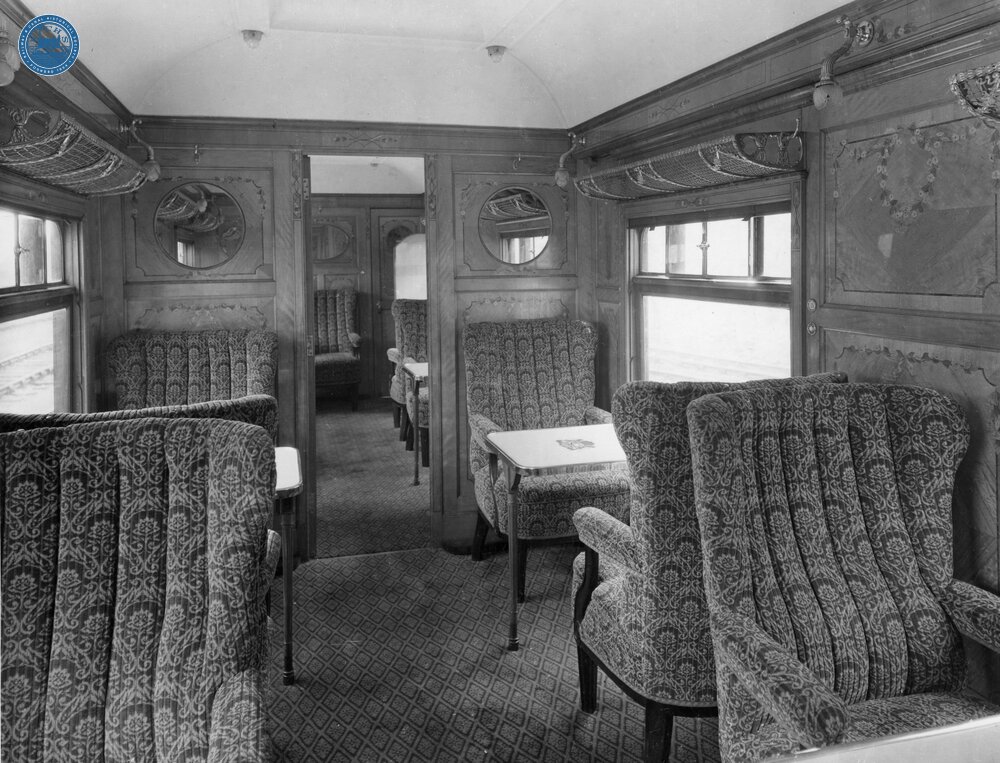 SECR Pullman Car "Topaz" Interior