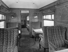 SECR Pullman Car "Topaz" Interior