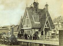 Caterham Station c.1865  (ELR PAT @ 19m 70ch) (Ref: 030080)