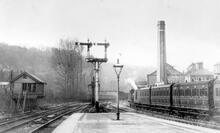 Caterham Station c. 1920s pre-electrification. (PAT @ 19m 70ch) (Ref: 031621)
