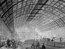 Charing Cross Station Interior 1864  (ELR: XTD @ 0m 0ch) (Ref: 030087)