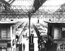 Charing Cross Station Interior around 1900  (ELR: XTD @ 0m 0ch) (Ref: 030088)