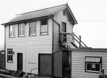 Cannon Street - Temporary Signal Box May 1957. (CBM @ 0m 0ch) (Ref: 031619)