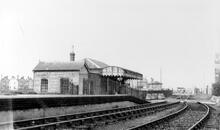 Whitstable Harbour Station pictured in October 1948. (CYW @ 76m 16ch) (Ref: 030499)