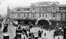 Victoria Station (VIR @ 0m 0ch): Exterior of Building and Forecourt c.1910 (Ref: 030460)