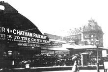 Victoria Station (VIR @ 0m 0ch): Exterior of Building and Forecourt c.1900 (Ref: 030462)