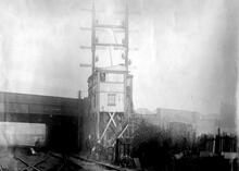 Stewarts Lane Junction Signal Box  - December 1886. (BSF @ 1m 34ch) (Ref: 031650)