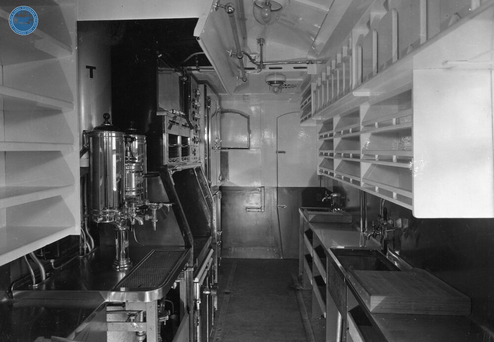 SR Buffet Car Interior of  Kitchen 