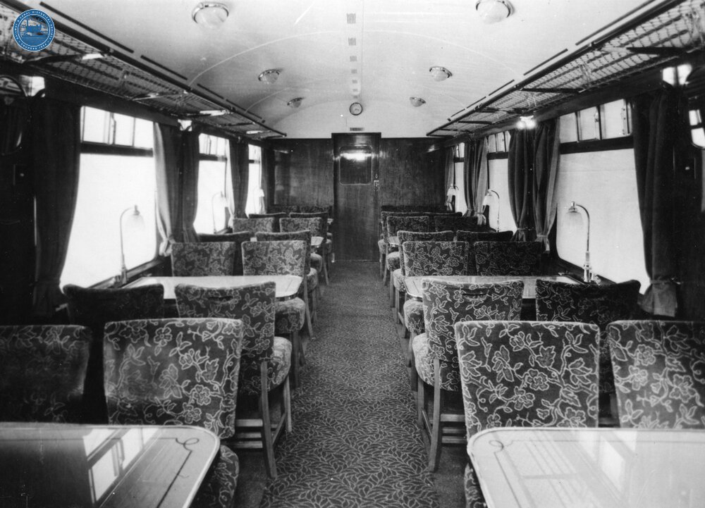 SR Third Class Dining Coach interior