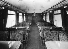 SR Third Class Dining Coach interior