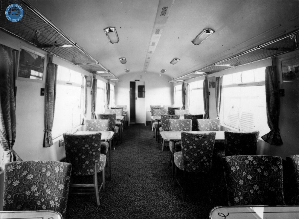 SR First Class Dining Coach interior