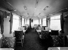 SR First Class Dining Coach interior