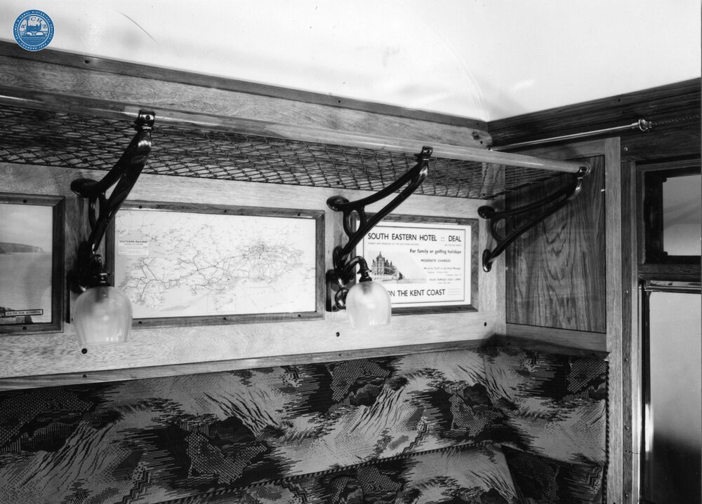 SR First Class Corridor coach compartment 