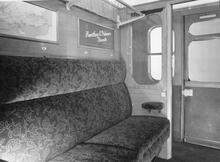 SR Third Class Corridor coach compartment 