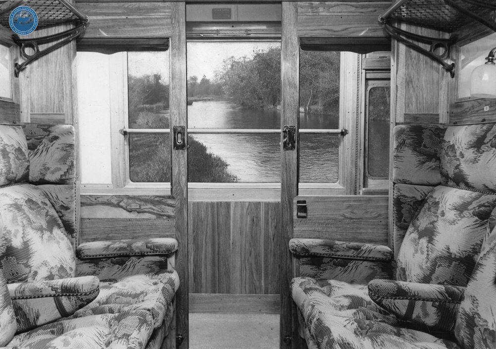 SR First Class Corridor coach compartment 