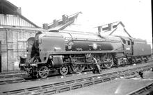 011974E BR Merchant navy Class MN 35013 Blue Funnel