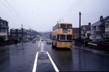 260219E 7-26 Bournemouth buses, Pokesdown Hill, 27-Apr-1968
