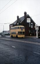 260225E 7-32 Bournemouth t'bus, Barrack Rd, X-ch, 27-Apr-1968