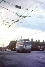 Bradford Corporation trolleybus at St Enoch’s Road (Top). 12 May 1968