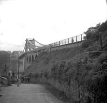 011943E S(SLN)214 Menai Straits suspension bridge